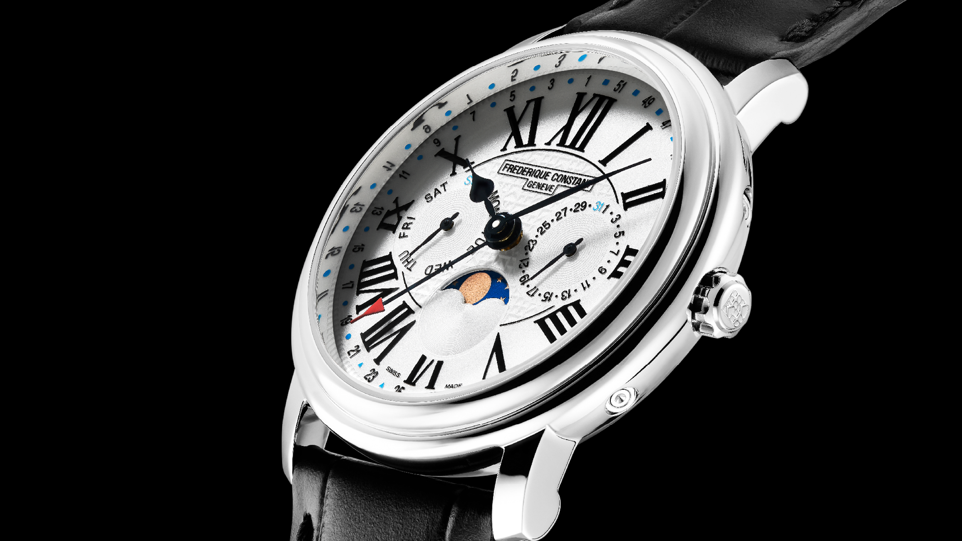 Frederique Constant Classics Business Timer Watch