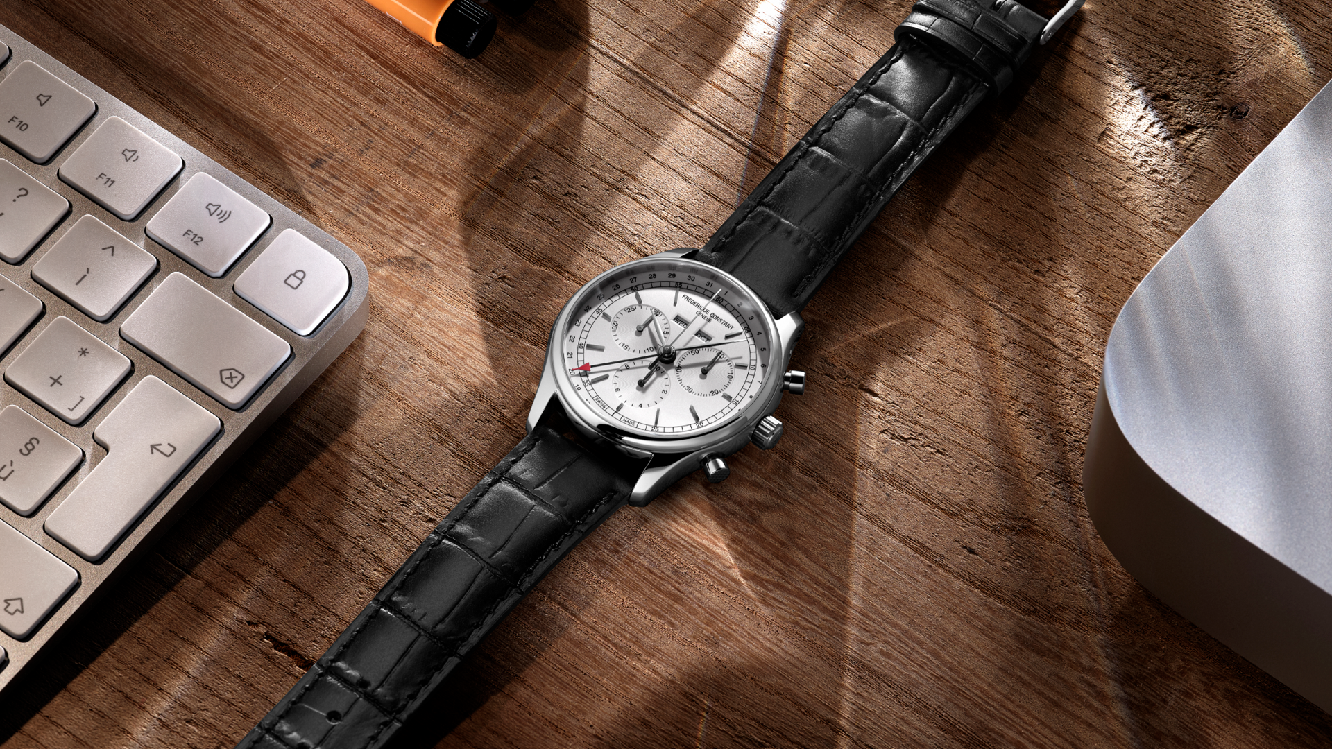 Frederique Constant Quartz Chronograph Triple Calendar Watch