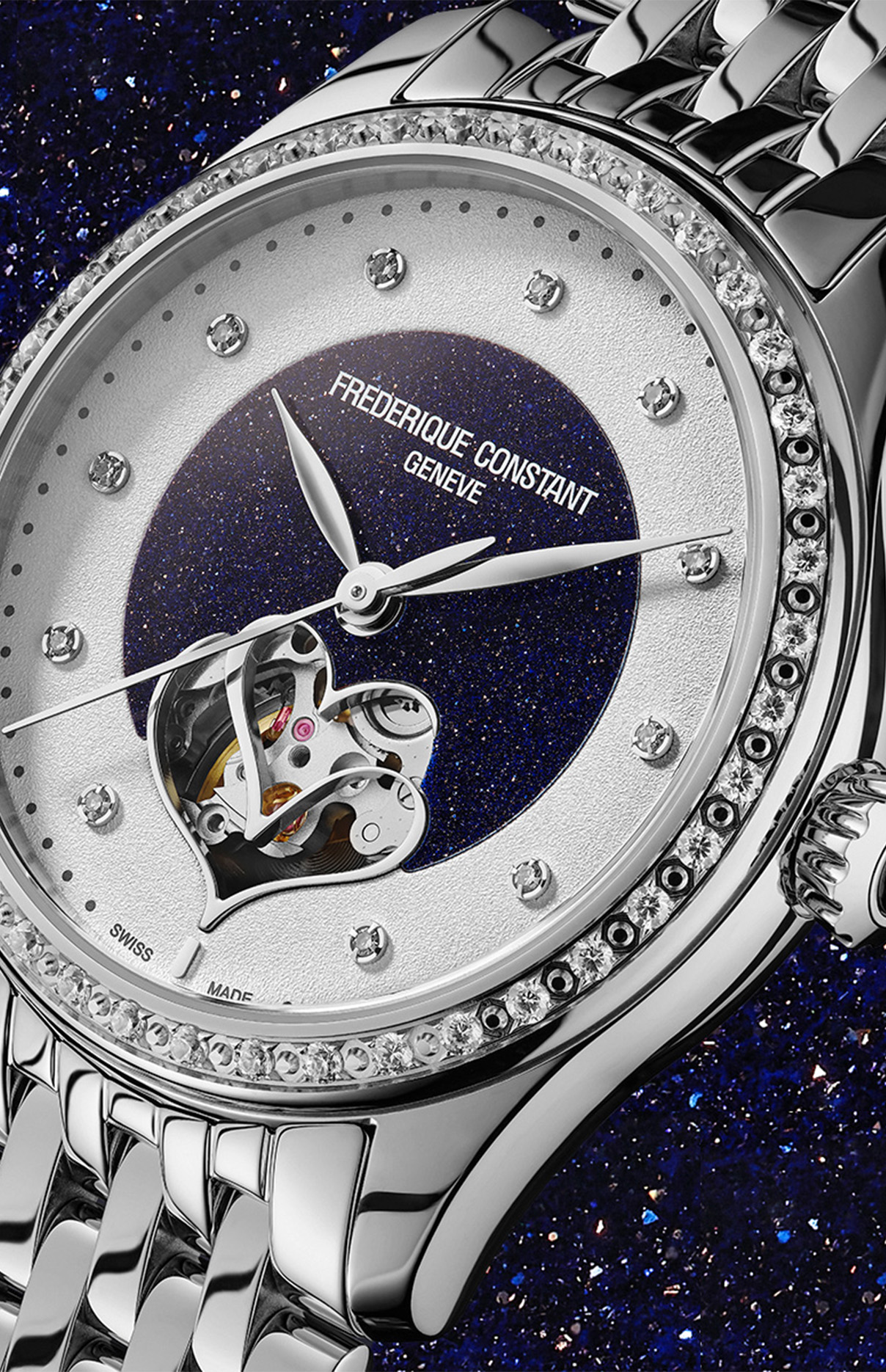 LADIES AUTOMATIC DOUBLE HEART BEAT - Frederique Constant