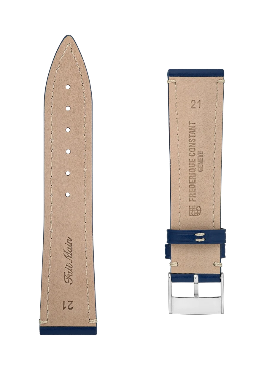 Straps Blau Kalb Leder 21x18 FCS-NW21X18 SS