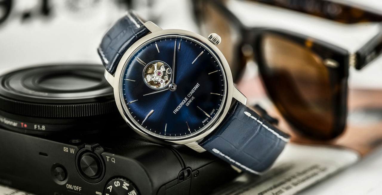 Frederique constant slimline automatic men's watch sale