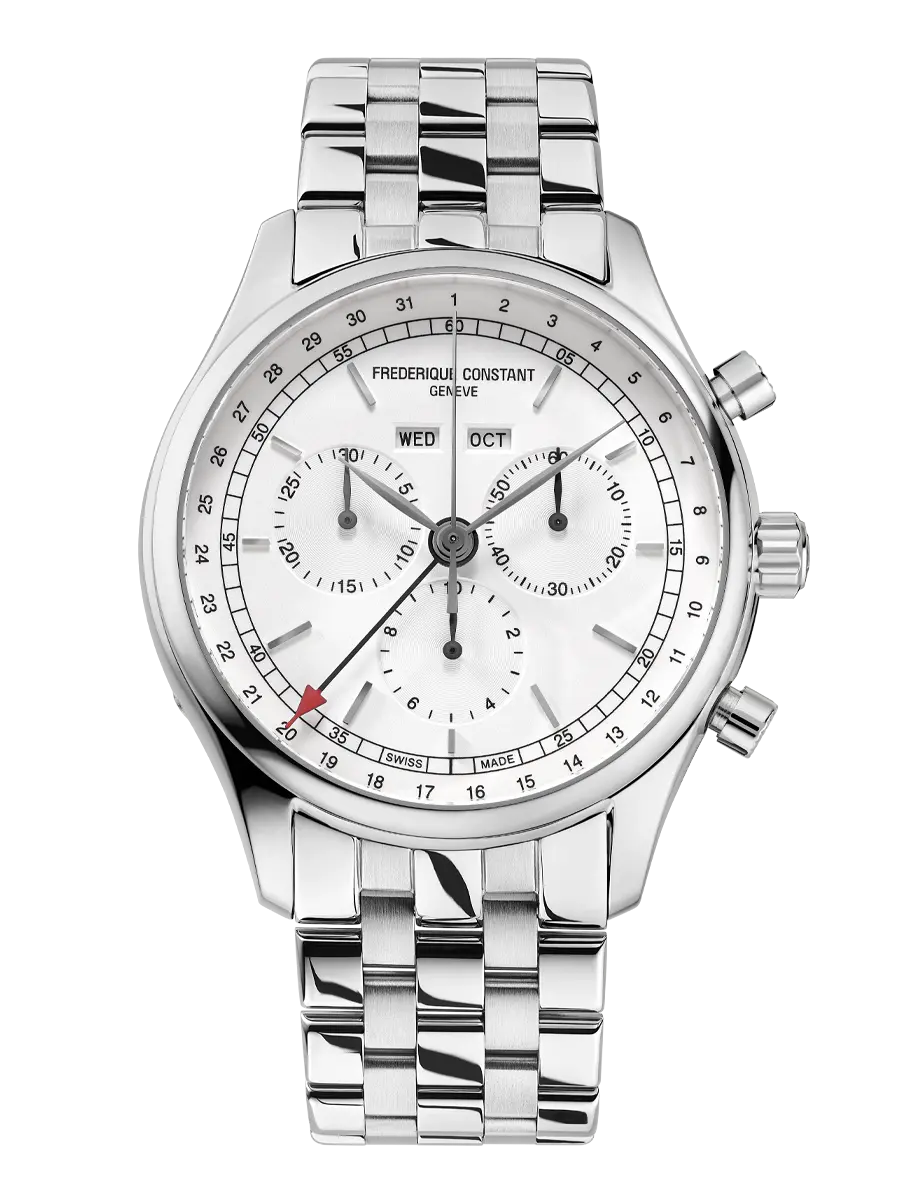 Frederique Constant Quartz Chronograph Triple Calendar Watch