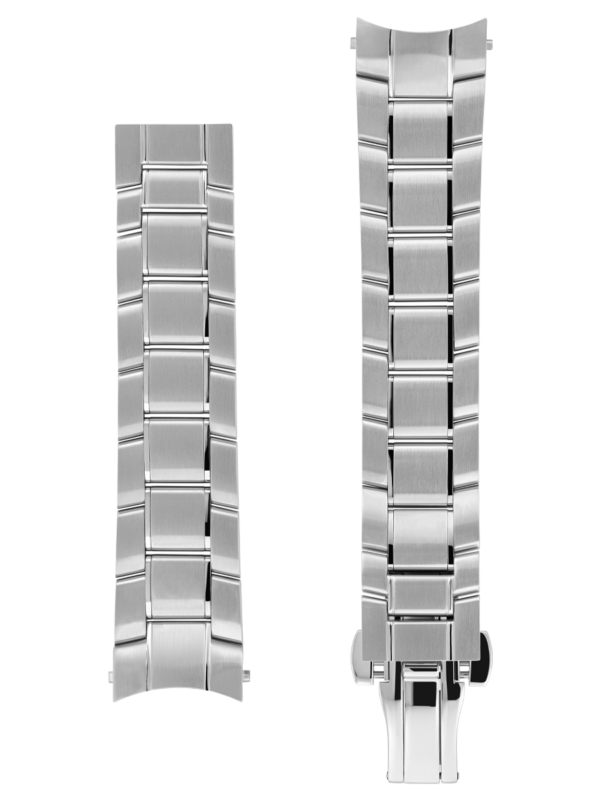 Stainless Steel Bracelet. Easy changing system strap. Stainless-steel tongue buckle. 180mm