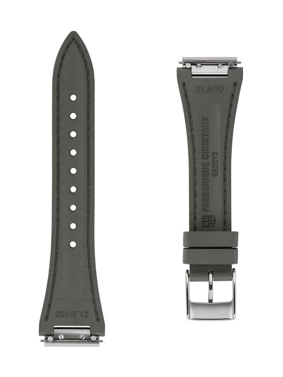 Straps Vert Caoutchouc 21.5x14 FCR-NHKAKI21.5X14-SS