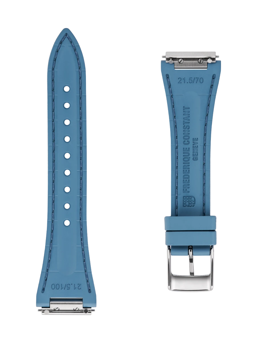 Straps Bleu Caoutchouc 21.5x14 FCR-NHLN21.5X14-SS