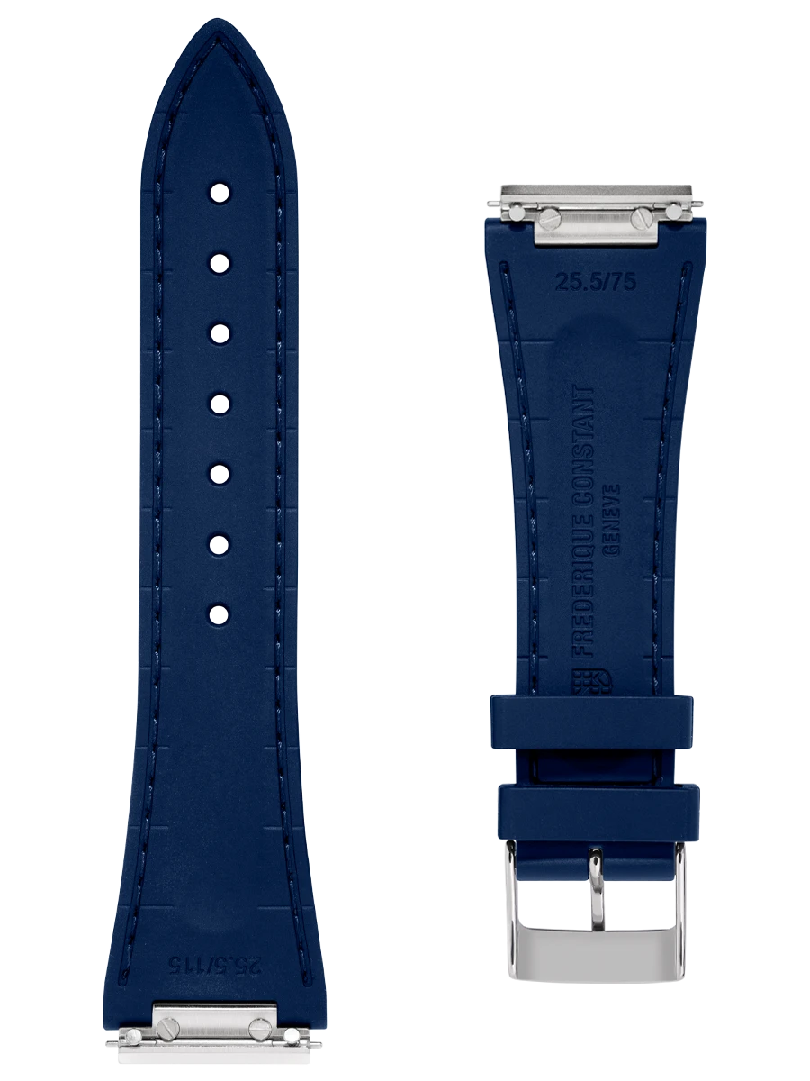 Straps Bleu Caoutchouc 25.5x18 FCR-NHN25.5X18-SS