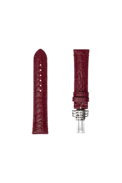 Straps  Calf Leather With Alligator Pattern Embossing 18.25x16 FCS-BOA18X16 CREST SS