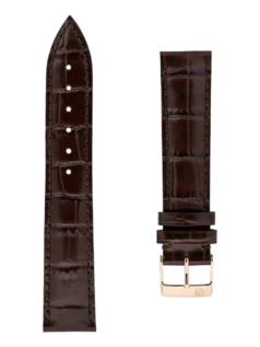 Straps Marrón Piel De Becerro Con Estampado De Cocodrilo 20x18 FCS-DBR20X18 RGP